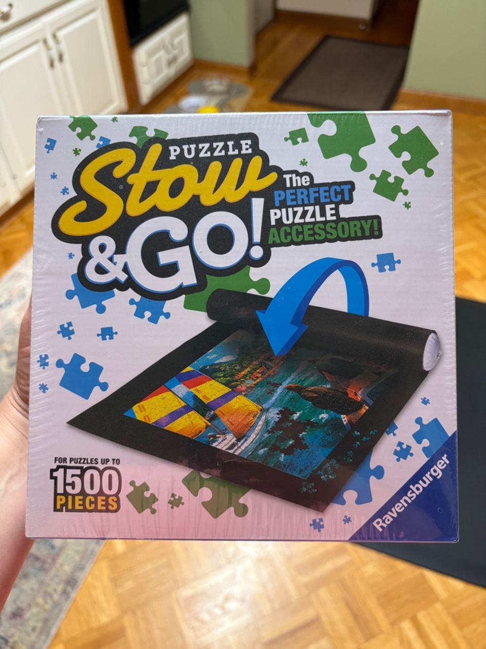 Ravensburger Black Puzzle Stow & Go Mat Accessory